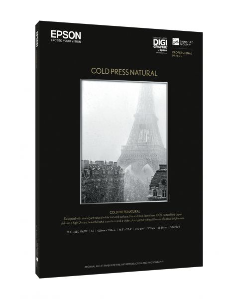 Epson Cold Press Natural, A3+, 25 sheets