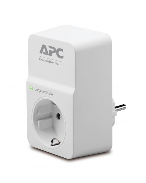 APC SurgeArrest surge protector 1 AC outlet(s) 230 V White