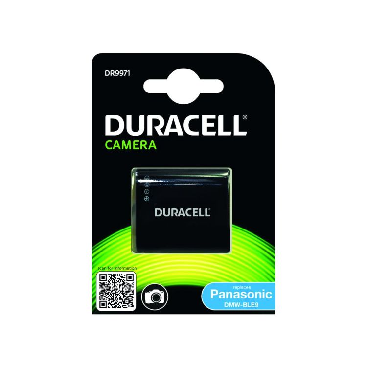 Duracell Camera Battery - replaces Panasonic DMW-BLE9 / DMW-BLG10 Battery