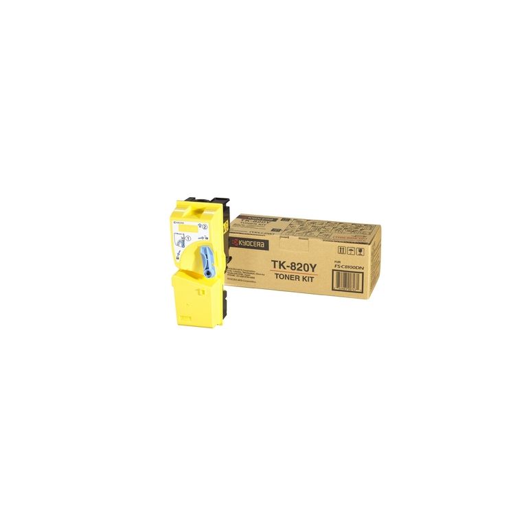 KYOCERA TK-820Y toner cartridge 1 pc(s) Original Yellow