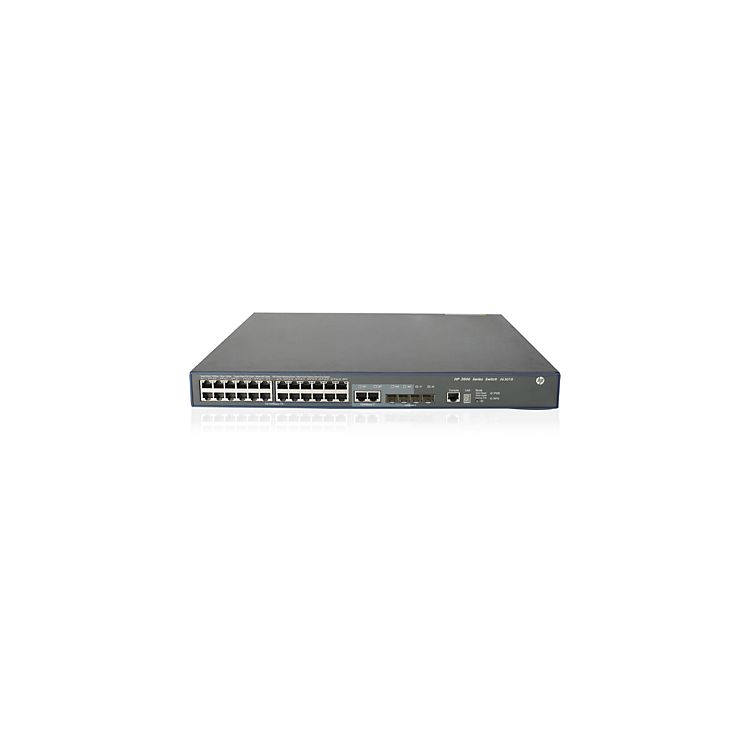 Hewlett Packard Enterprise 3600-24-PoE+ v2 EI Managed L3 Fast Ethernet (10/100) Black Power over Ethernet (PoE)