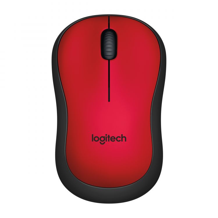 Logitech M220 mice RF Wireless Optical 1000 DPI Ambidextrous Black,Red