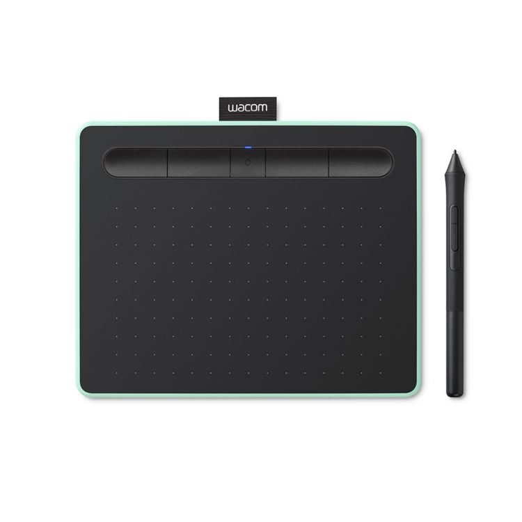 Wacom Intuos S graphic tablet 2540 lpi 152 x 95 mm USB/Bluetooth Black,Green