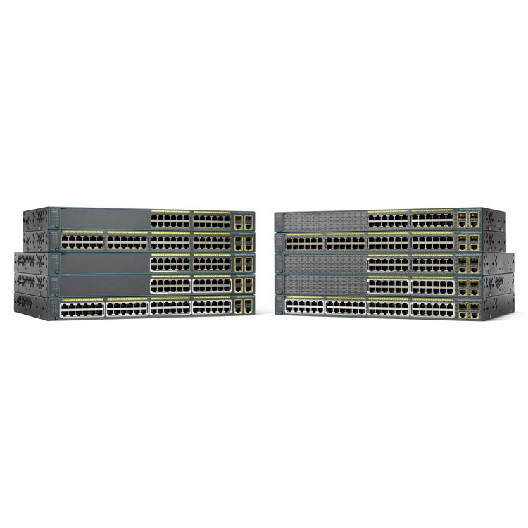 Cisco Catalyst WS-C2960+24PC-L network switch Managed L2 Fast Ethernet (10/100) Black Power over Ethernet (PoE)