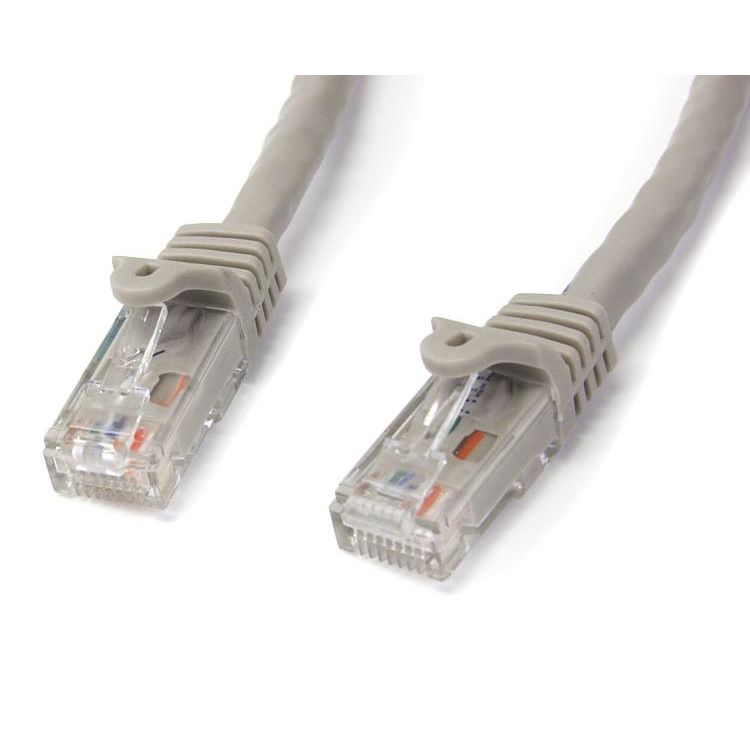 15m Gray Gigabit Snagless RJ45 UTP Cat6 Patch Cable - 15 m Patch Cord