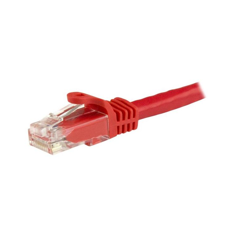 15m Red Gigabit Snagless RJ45 UTP Cat6 Patch Cable - 15 m Patch Cord