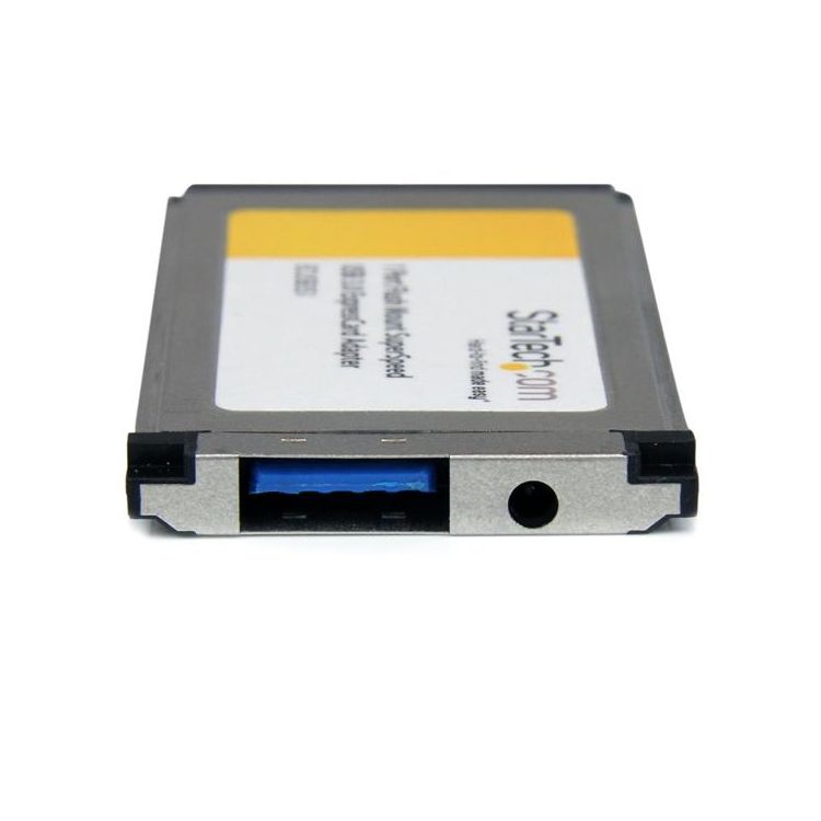 1 Port Flush Mount ExpressCard SuperSpeed USB 3.0 Card Adapter