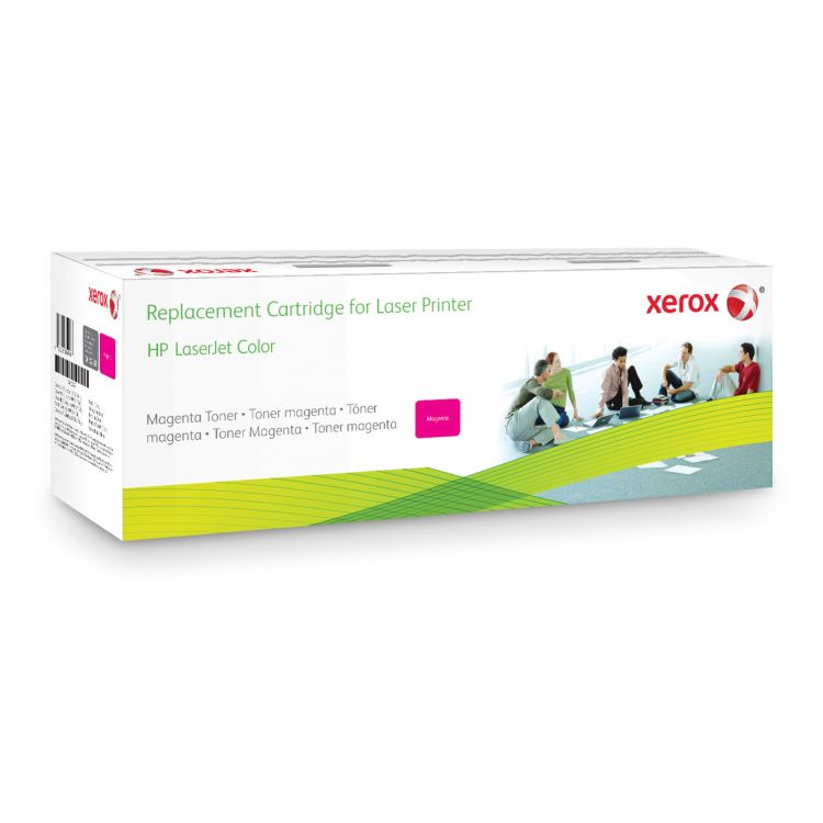Xerox Magenta toner cartridge. Equivalent to HP CF383A. Compatible with HP Colour LaserJet M476/M476DN/M476DW/M476NW
