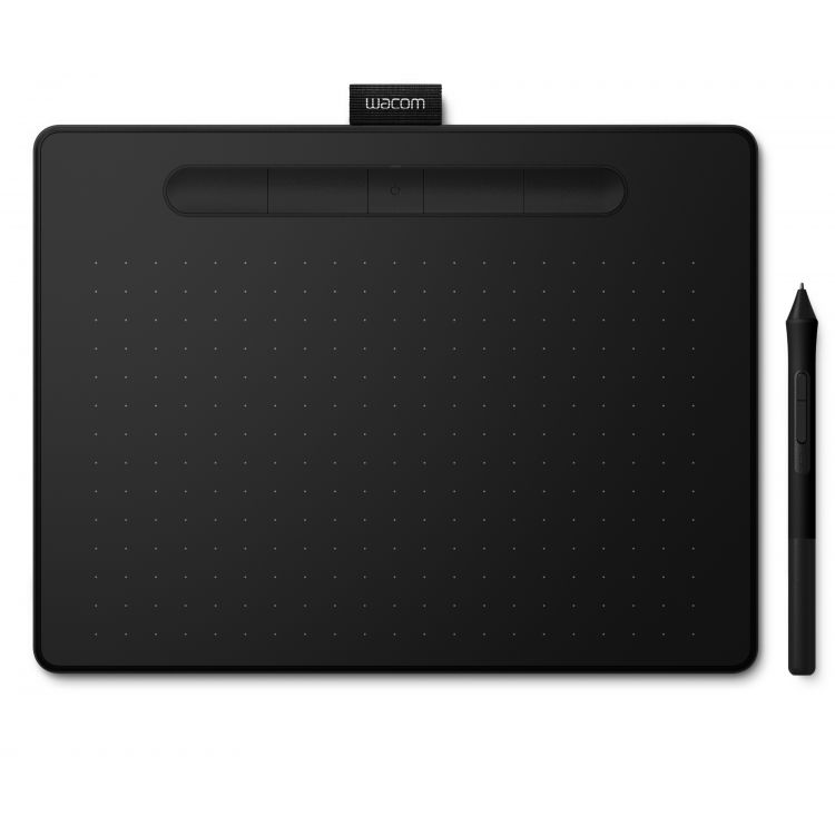 Wacom Intuos M Bluetooth graphic tablet 2540 lpi 216 x 135 mm USB/Bluetooth Black