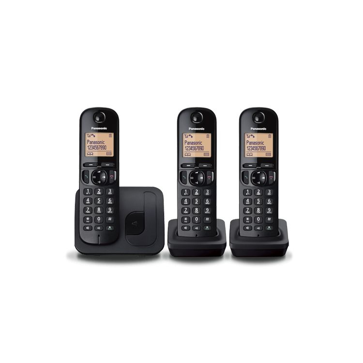 Panasonic KX-TGC213E DECT telephone Caller ID Black