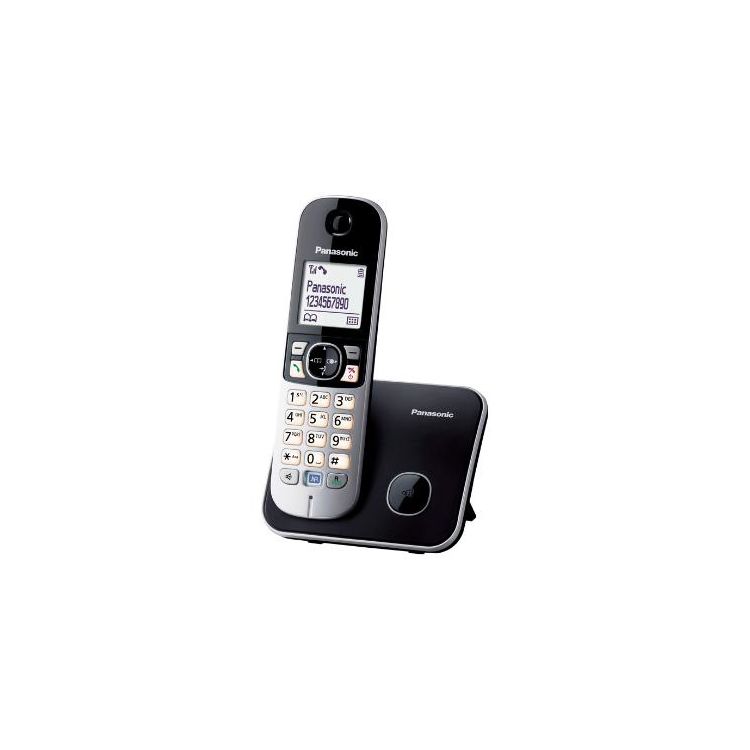 Panasonic KX-TG6811 DECT PHONE - SINGLE DECT telephone Caller ID Black, Silver