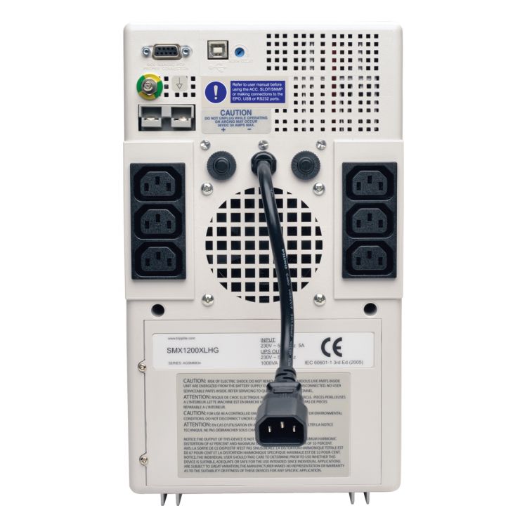 Medical Grade  1200 V/A  750 WATTS  11mins RT Full @ Load  Tower  Output Connector(s) - (6) C13  Input Connector(s) -C14  Cable Required  ( TRLP056-006 )
