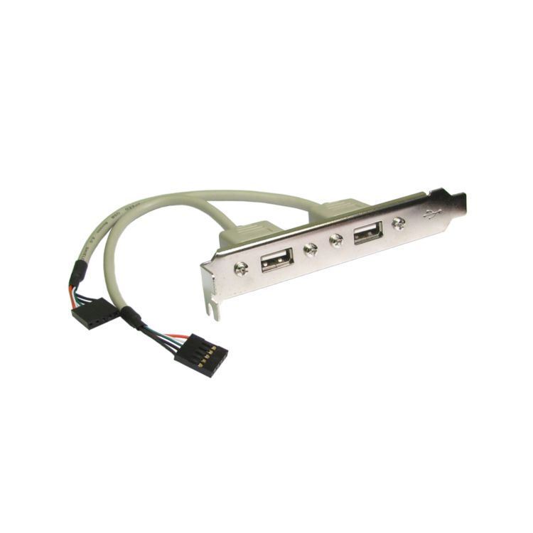 Cables Direct USB2-120 cable interface/gender adapter 2x USB 2.0 Type A 2x LL112842 AWM I/II A Metallic,White