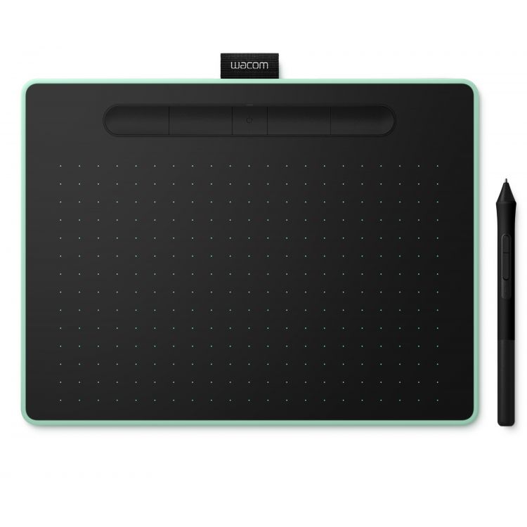 Wacom Intuos M Bluetooth graphic tablet 2540 lpi 216 x 135 mm USB/Bluetooth Black,Green