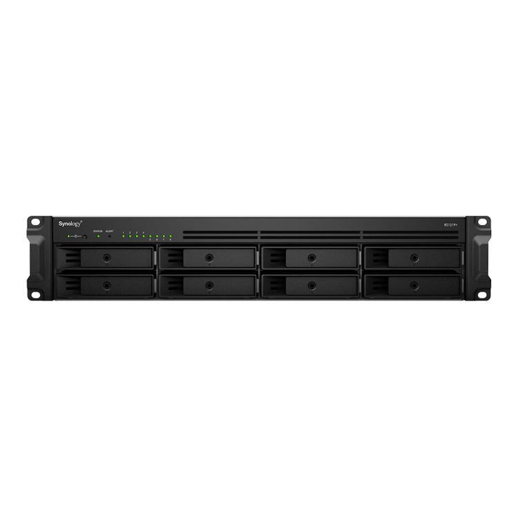 Synology RackStation RS1219+ storage server Ethernet LAN Rack (2U) Black NAS