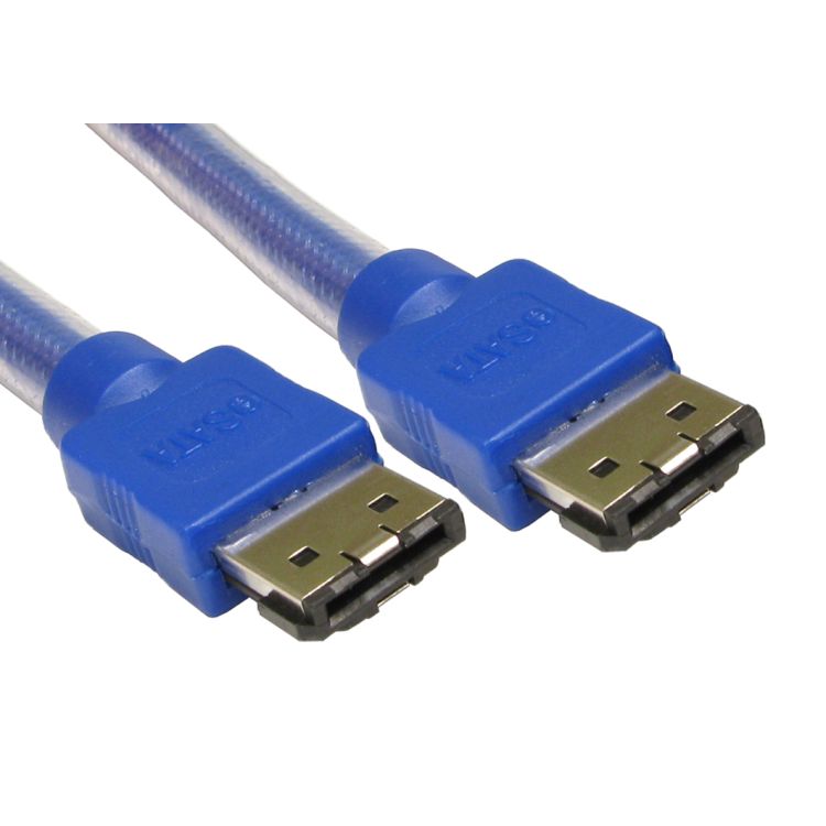 Cables Direct RB-461 SATA cable 1.5 m Blue eSATA