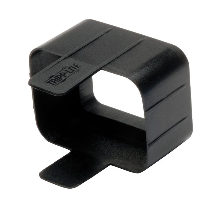 Plug-lock Inserts keep C20 power cords solidly connected to C19 outlets  BLACK color  Package of 100