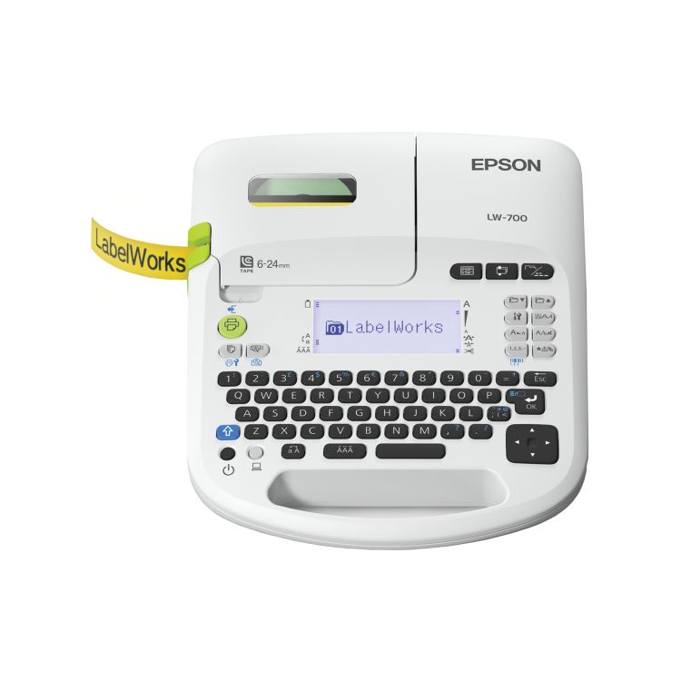 Epson LabelWorks LW-700 label printer Thermal transfer 180 x 180 DPI 13 mm/sec Wired QWERTY