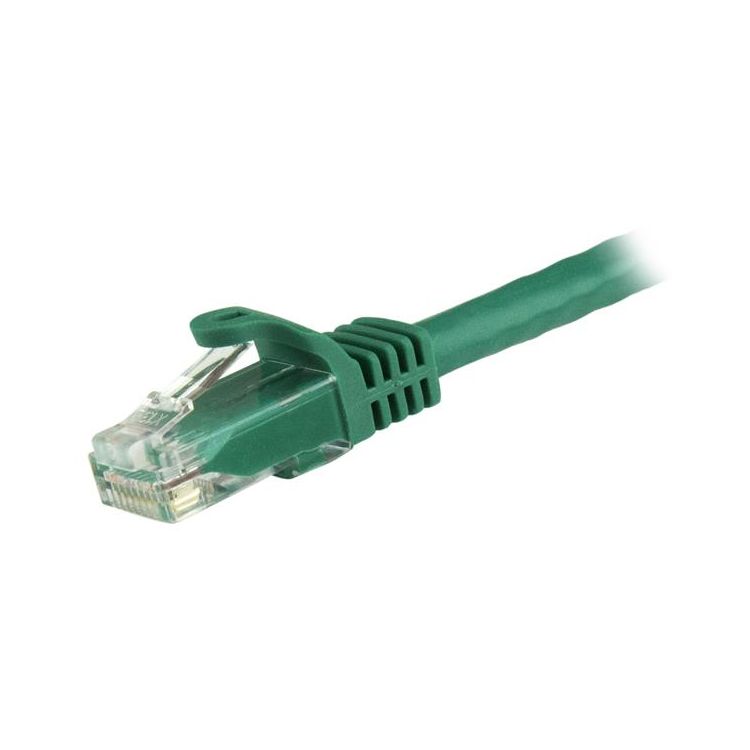 15m Green Gigabit Snagless RJ45 UTP Cat6 Patch Cable - 15 m Patch Cord