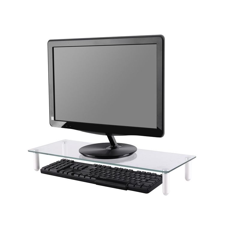 Newstar Transparent Monitor Stand (Clear Acrylic)