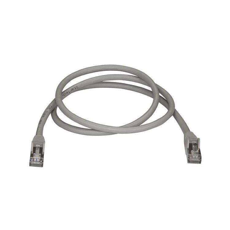 1m Gray Cat6a Ethernet Cable - STP