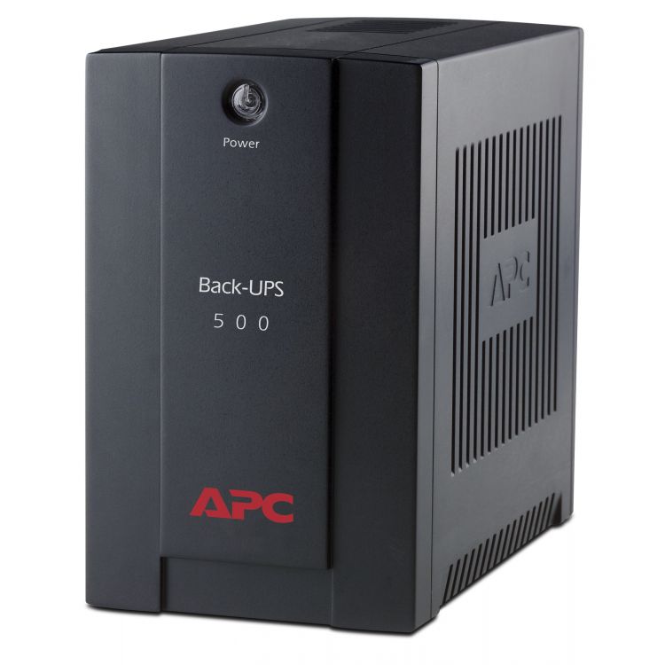 APC Back-UPS uninterruptible power supply (UPS) 500 VA 3 AC outlet(s) Line-Interactive