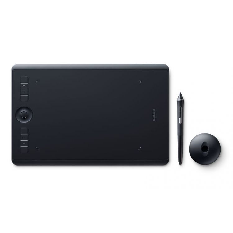 Wacom Intuos Pro graphic tablet 5080 lpi 224 x 148 mm USB/Bluetooth Black