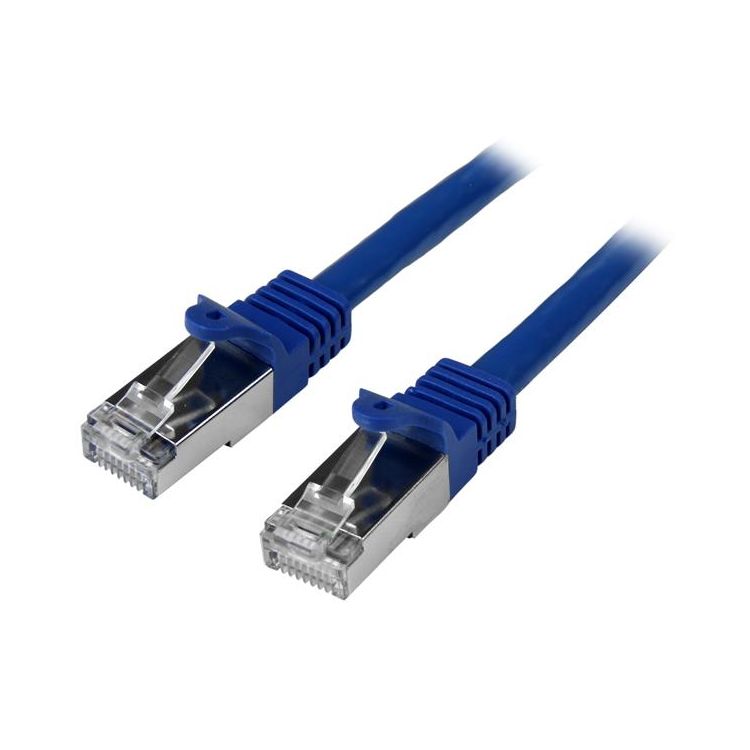 Cat6 Patch Cable - Shielded (SFTP) - 0.5 m  Blue