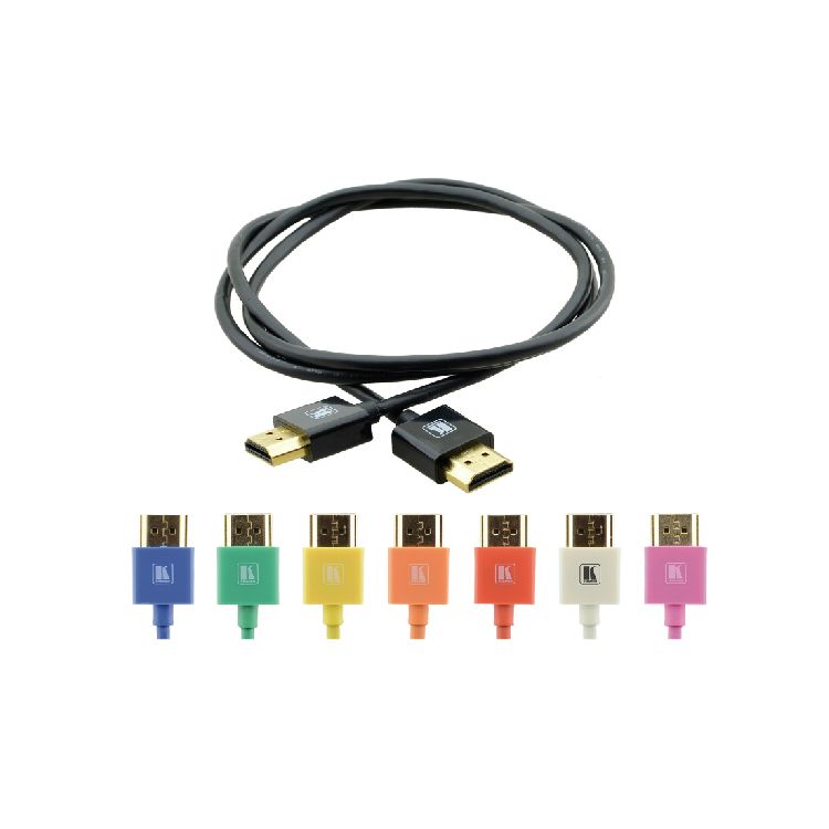 Kramer Electronics 0.9m HDMI m/m HDMI cable HDMI Type A (Standard) Yellow