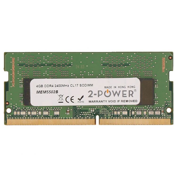 2-Power 4GB DDR4 2400MHz CL17 SODIMM Memory - replaces 862397-850