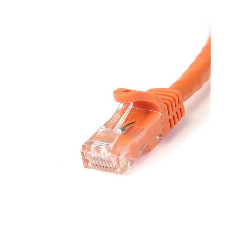 2m Orange Gigabit Snagless RJ45 UTP Cat6 Patch Cable - 2 m Patch Cord