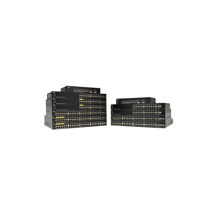 Cisco SG250-10P-K9 Managed L3 Gigabit Ethernet (10/100/1000) Black Power over Ethernet (PoE)