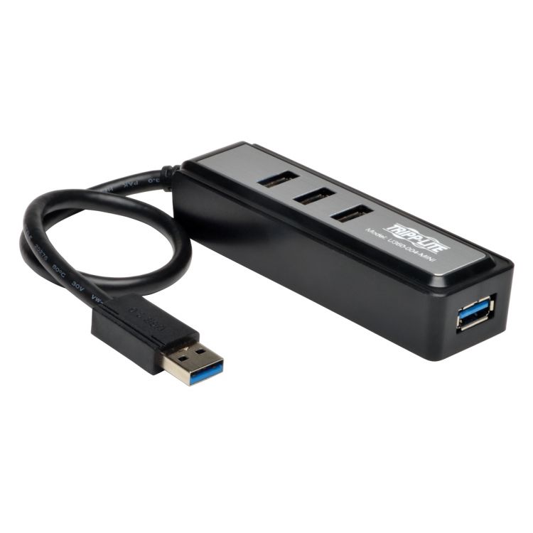 Tripp Lite 4-Port Portable USB 3.0 SuperSpeed Hub