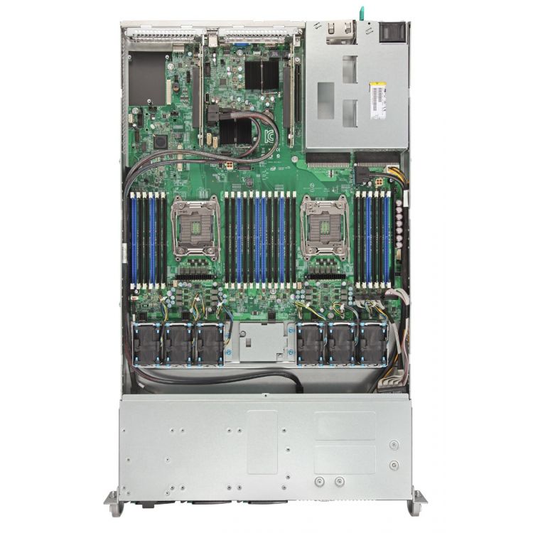 Intel R1208WTTGSR server barebone Intel® C612 LGA 2011-v3 1U Black,Metallic