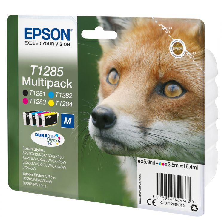 Epson Multipack 4-colours T1285 DURABrite Ultra Ink