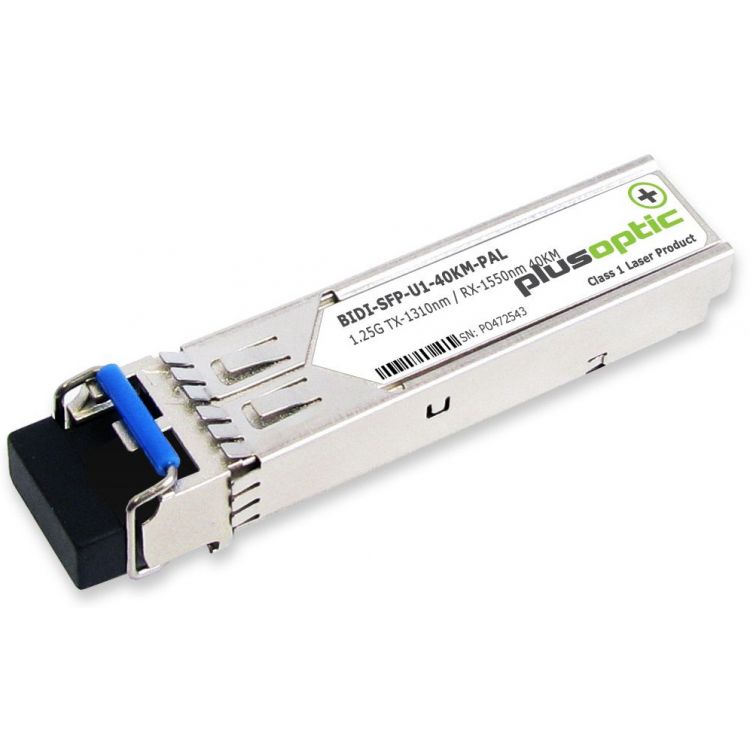Plusoptic BiDi-SFP-U1-40KM-PAL network transceiver module 1250 Mbit/s Fiber optic