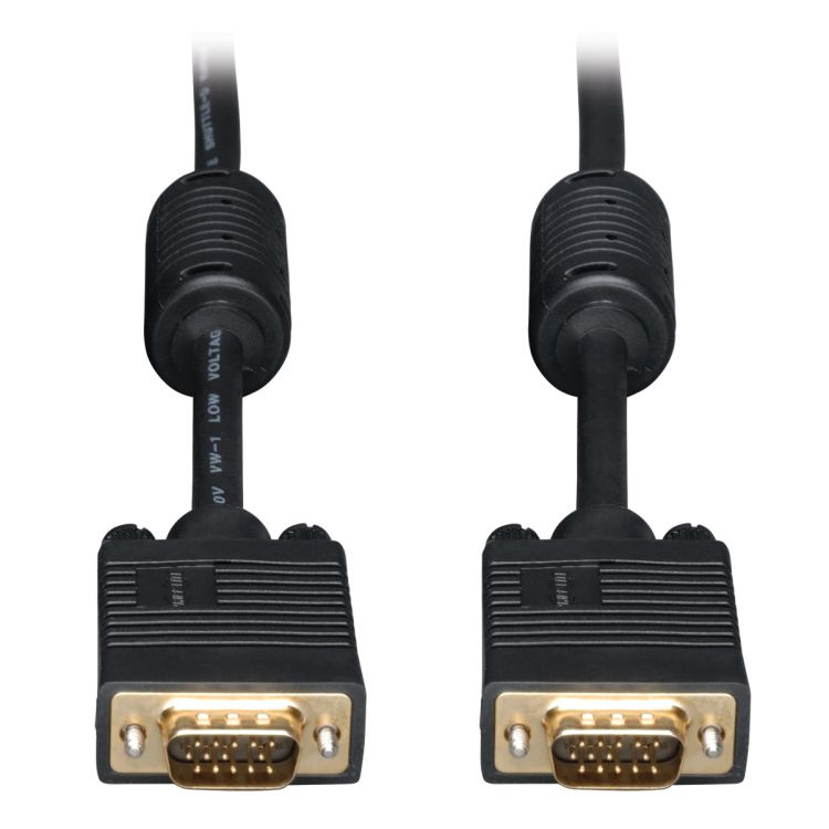 Tripp Lite P502-035 VGA High-Resolution RGB Coaxial Cable (HD15 M/M), 35 ft. (10.67 m)