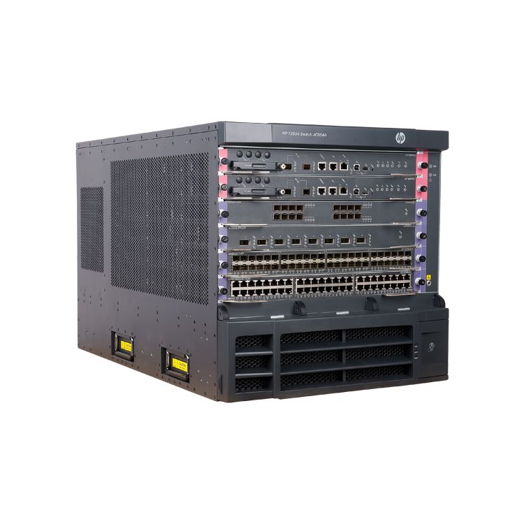 HPE 12504 AC network equipment chassis Black