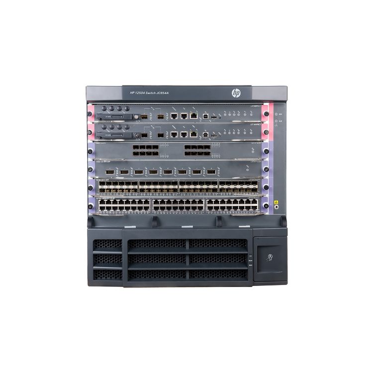 Hewlett Packard Enterprise 12504 AC network equipment chassis Black