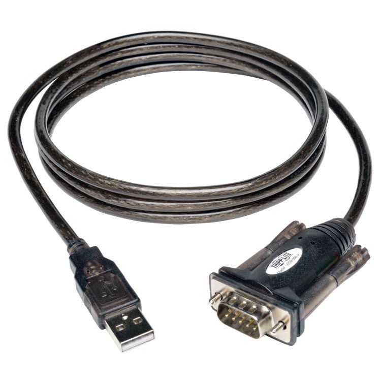 Tripp Lite U209-000-R USB-A to RS-232 (DB9) Serial Adapter Cable (M/M), 5 ft. (1.5 m)