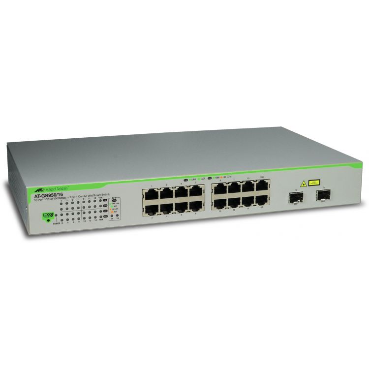 Allied Telesis AT-GS950/16-50 Managed L2 Gigabit Ethernet (10/100/1000) White 1U