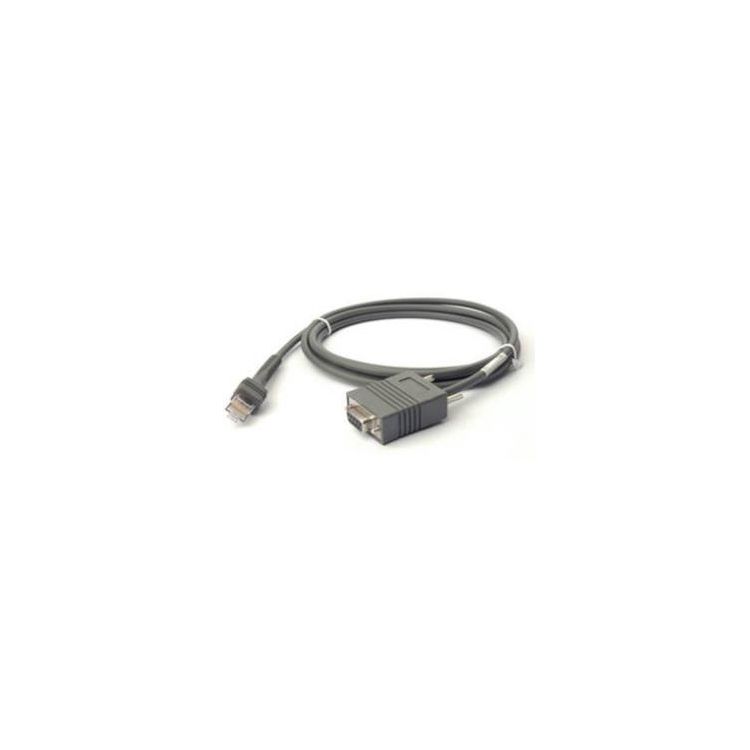 Zebra CBA-R01-S07PBR serial cable Grey 2.1336 m RS232 DB9