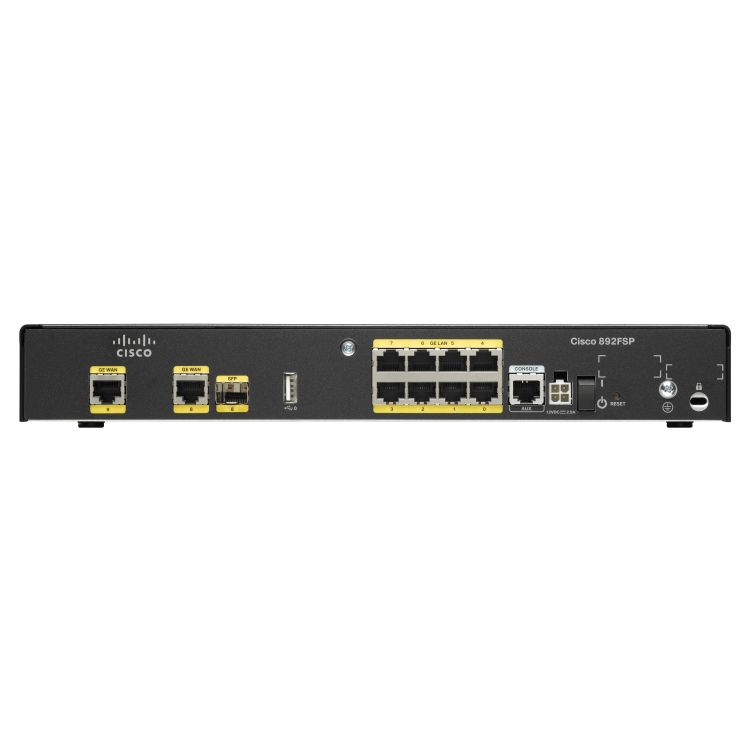 Cisco 892FSP 1 GE and 1GE SFP High Perf Security Router