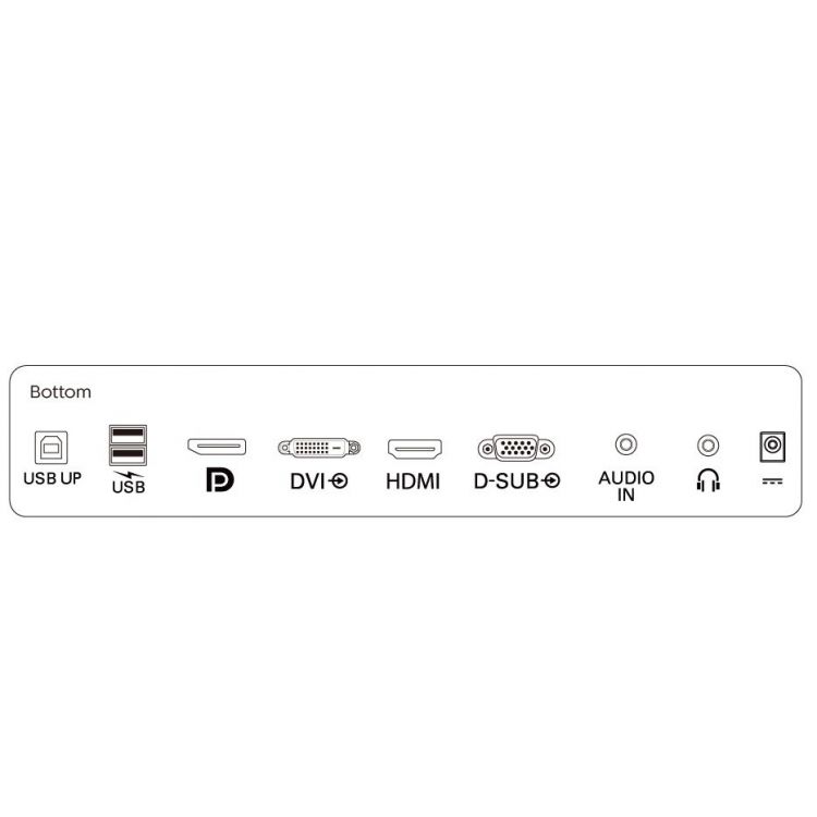 222B9T 21.5 INCH FHD Touch HA MM DVI HDMI DP