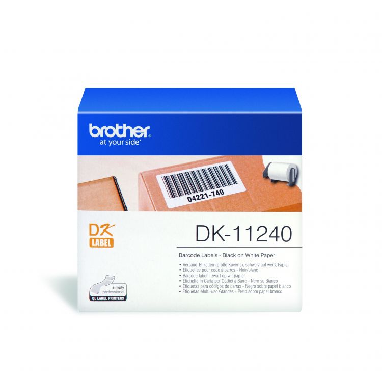 Brother DK-11240 printer label White