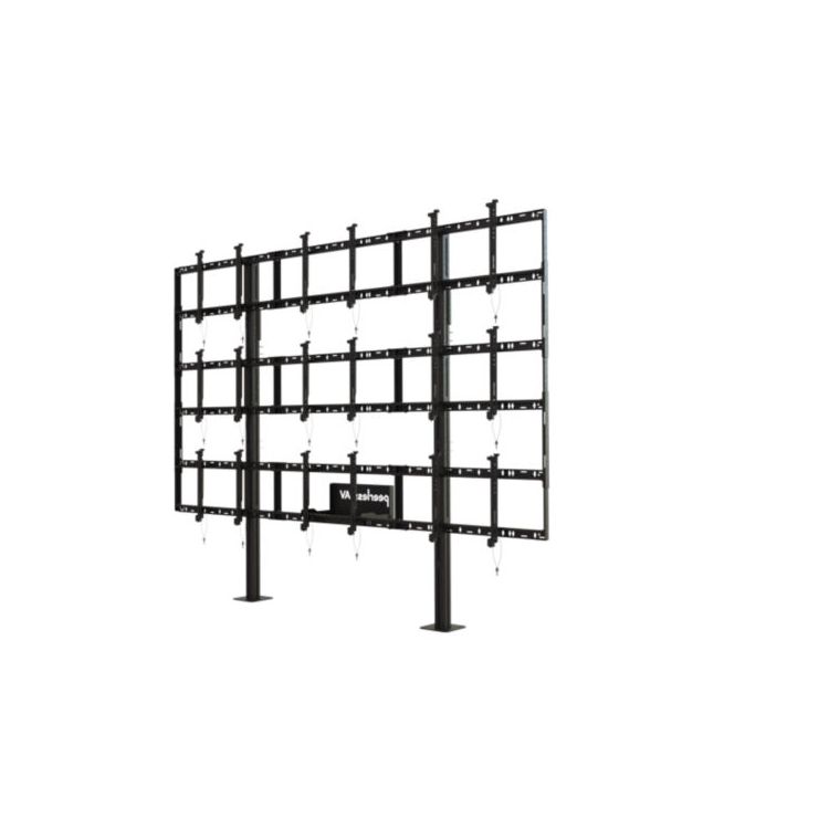 Peerless DS-S555-3X3 multimedia cart/stand Black Multimedia stand