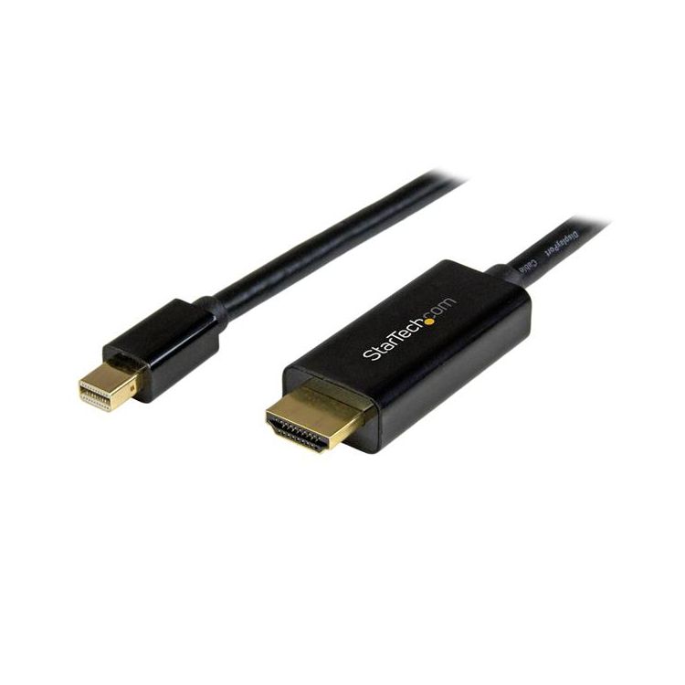 StarTech.com Mini DisplayPort to HDMI Adapter Cable - 5 m (15 ft.) - 4K 30Hz