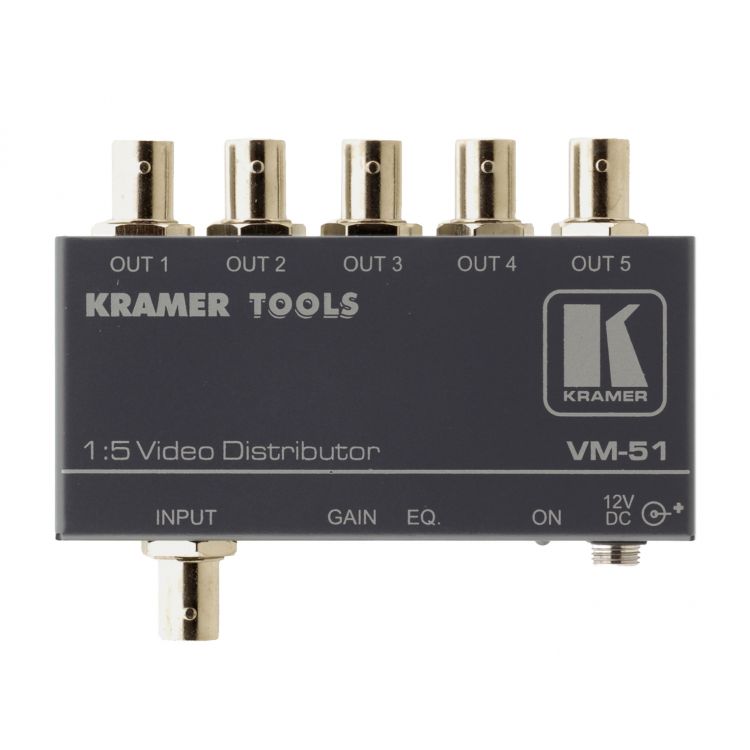 Kramer Electronics VM-51 video line amplifier 420 MHz Grey