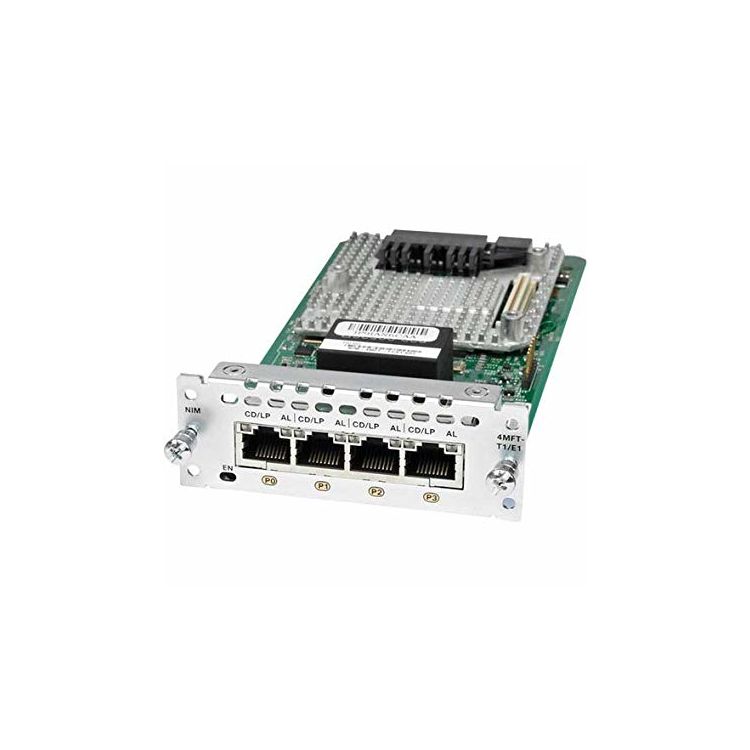 Cisco NIM-4MFT-T1/E1 voice network module RJ-45
