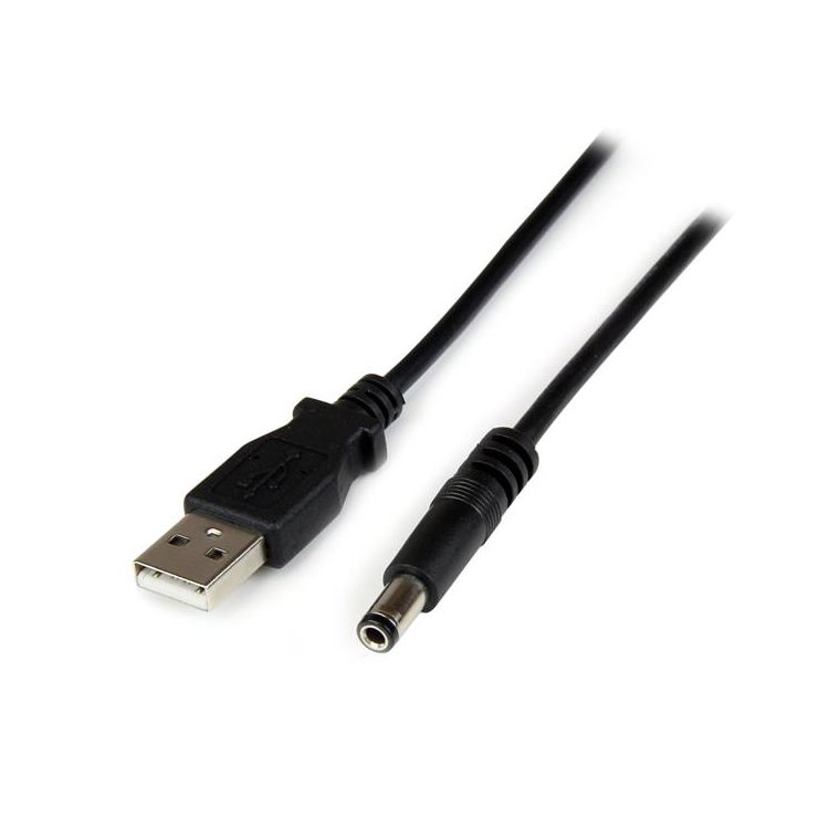 StarTech.com USB to 5.5mm power cable - Type N barrel - 2m